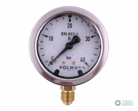 MANOMETR GLIC.0-40 BAR G1/4" M63 .POLM O PRZYŁĄCZE DOLNE MANOMETR GLIC.0-40 BAR G1/4" M63 .POLM O PRZYŁĄCZE DOLNE