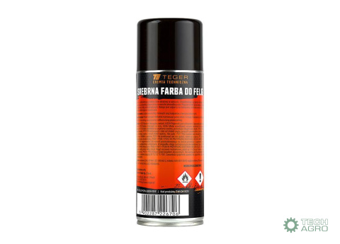 SREBRNA FARBA DO FELG 400ML TEGER SREBRNA FARBA DO FELG 400ML TEGER