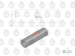 Zestaw komplet przewodów chłodnicy C-360 3P ORYGINAŁ URSUS