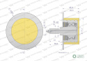 Rolka napędowa z kołnierzem PU 78x49xM16 zastosowanie 20010202 Grimme WARYŃSKI