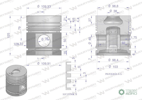 Zestaw naprawczy MTZ-80 Waryński Zestaw naprawczy MTZ-80 Waryński
