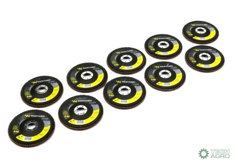 Tarcza do szlifierki 125 mm lamelkowa z elektrokorundem GR40 (sprzedawana po 10 szt.) Waryński Tarcza do szlifierki 125 mm lamelkowa z elektrokorundem GR40 (sprzedawana po 10 szt.) Waryński