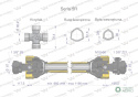 Wał przegubowo-teleskopowy 860-1190mm 620Nm sprzęgło z kołkiem Z21 2200 Nm CE 2020 seria 5R Waryński