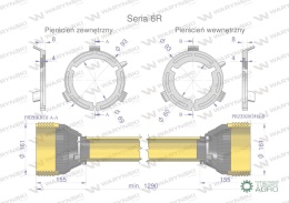 Obudowa wału przegubowo-teleskopowego Uniwersalna długość Seria 6R Waryński