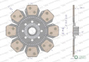 Tarcza sprzęgła Ceramiczna LANDINI. MF Waryński