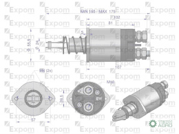 Wyłącznik ( włącznik) rozrusznika We 11D UR I 932301 ZETOR EXPOM KWIDZYN eu