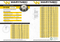 Koło zębate hartowane z kołnierzem 12B-1 (R1 3/4) Z-32 Waryński