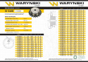 Koło zębate hartowane z kołnierzem 16B-1 (R1 1) Z-16 Waryński