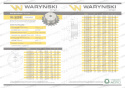 Koło zębate hartowane z kołnierzem 20B-1 (R1 1.1/4) Z-13 Waryński