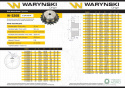 Koło zębate hartowane z kołnierzem 20B-1 (R1 1.1/4) Z-22 Waryński