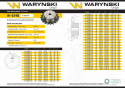 Koło zębate hartowane z kołnierzem 24B-1 (R1 1.1/2) Z-15 Waryński