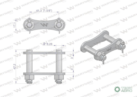 Zamek łańcucha S55X (R1 41.30) zastosowanie Bizon Anna Waryński ( sprzedawane po 5 ) 5040200810 55130000 Zamek łańcucha S55X (R1 41.30) zastosowanie Bizon Anna Waryński ( sprzedawane po 5 ) 5040200810 55130000