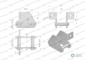 Zamek łańcucha z przyłączem obustronnym 38.4VBSD Waryński ( sprzedawane po 5 )