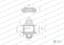 Zamek łańcucha z przyłączem obustronnym S51K1 Waryński ( sprzedawane po 2 )