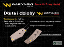 Dłuto. nakładka lemiesza prawa zastosowanie Kuhn Pług z węglikiem wolframu WARYŃSKI MAXX
