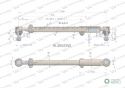 Drążek kierowniczy 478mm AL39023 WARYŃSKI