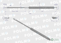 TELESKOP GAZ. TYLNEJ SZYBY MTZ L600MM