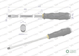 Wkrętak do pobijania 8.5x200mm Waryński