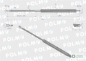 Siłownik szyby tylnej L max. 501mm 65417041 FIAT POLMO