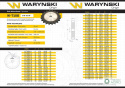 Koło zębate hartowane tarcza 10B-1 (R1 5/8) Z-18 Waryński