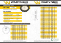 Koło zębate hartowane tarcza 16B-1 (R1 1) Z-13 Waryński