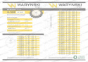 Koło zębate hartowane tarcza 08B-1 (R1 1/2) Z-22 Waryński