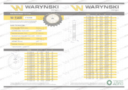 Koło zębate hartowane tarcza 16B-1 (R1 1) Z-26 Waryński