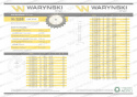 Koło zębate hartowane tarcza 20B-1 (R1 1. 1/4) Z-15 Waryński