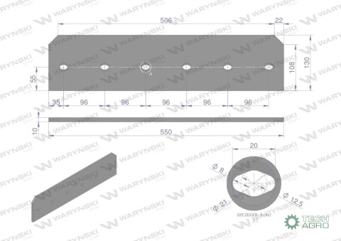 PŁOZA KUHN 279140 WARYŃSKI