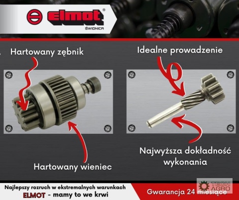 Zespół sprzęgający rozrusznika typu Magneton C-360 MF 9142764 Elmot Zespół sprzęgający rozrusznika typu Magneton C-360 MF 9142764 Elmot