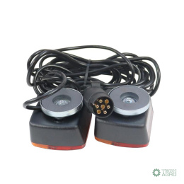 Instalacja zestaw oświetlenia z magnesami 7m 12V (kabel 1mm) lampa polska ELMOT