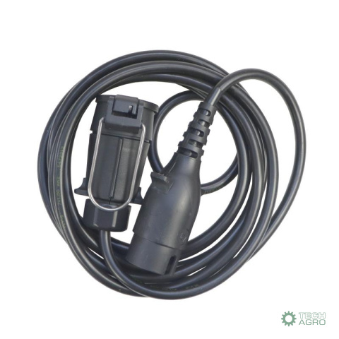 Przewód podłączeniowy wtyczka obtrysk gniazdo 7 gniazdo podwieszane 3,5m, 7-żył (W+W) (kabel 1mm) ELMOT Przewód podłączeniowy wtyczka obtrysk gniazdo 7 gniazdo podwieszane 3,5m, 7-żył (W+W) (kabel 1mm) ELMOT