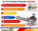 Przegub kulowy kątowy prawy z nakrętką regulacyjną 953548 Ursus C-330 ANDORIA