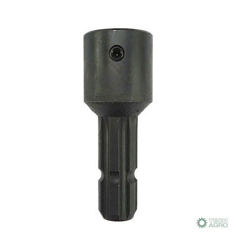 Redukcja wałka WOM adapter na wpust otwór wew. Q 35 mm na wałek 1 3/8 " 6 wpustów MORGA