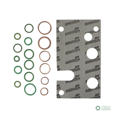 Zestaw uszczelniający rozdzielacza K135 Fluoroelastomer, krążelit Ursus C-360 70-80 Sh ANDORIA - MOT Zestaw uszczelniający rozdzielacza K135 Fluoroelastomer, krążelit Ursus C-360 70-80 Sh ANDORIA - MOT