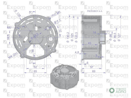 Pokrywa tylna alternatora 0120488205EX Nowy Typ EXPOM KWIDZYN eu