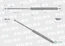 Siłownik szyberdachu L max. 225mm CA327964P FENDT POLMO