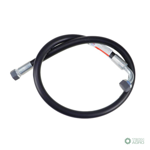 Przewód hydrauliczny 330 bar gwint M18x1,5 prosta - kolanko (DKOL - DKOL 90 stopni) L-1000mm DN10-2SN (AK-10-1000, P11P1 Przewód hydrauliczny 330 bar gwint M18x1,5 prosta - kolanko (DKOL - DKOL 90 stopni) L-1000mm DN10-2SN (AK-10-1000, P11P1