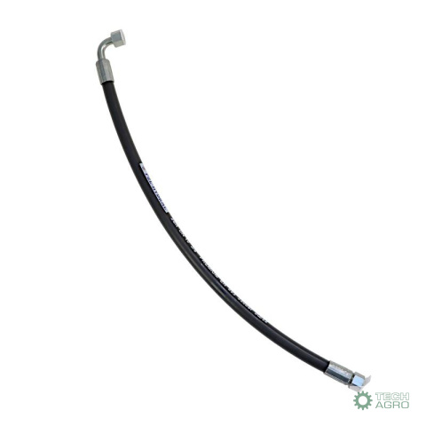 Przewód hydrauliczny gwint M18x1,5 prosta - kolanko ( DKOL - DKOL 90 stopni) L-600mm DN10-2SN (AK-10-600) 33MPa PZL HYDR Przewód hydrauliczny gwint M18x1,5 prosta - kolanko ( DKOL - DKOL 90 stopni) L-600mm DN10-2SN (AK-10-600) 33MPa PZL HYDR