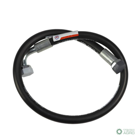 Przewód hydrauliczny gwint M22x1,5 prosta - kolanko ( DKOL - DKOL 90 stopni) L-1000mm DN12-1SN (AK-13-1000, P11P12) 16MP Przewód hydrauliczny gwint M22x1,5 prosta - kolanko ( DKOL - DKOL 90 stopni) L-1000mm DN12-1SN (AK-13-1000, P11P12) 16MP