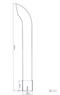 Tłumik rura IH189049 Case ANDORIA - MOT