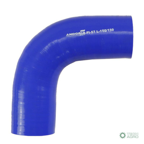 Kolano silikonowe uniwersalne fi-57 L-150/150 ANDORIA - MOT Kolano silikonowe uniwersalne fi-57 L-150/150 ANDORIA - MOT