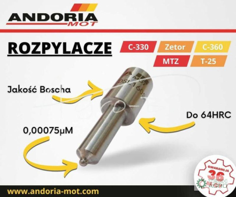 Rozpylacz do silnika 4-cyl DSL150S525-1441, 93009305 C-385 ANDORIA-MOT Rozpylacz do silnika 4-cyl DSL150S525-1441, 93009305 C-385 ANDORIA-MOT