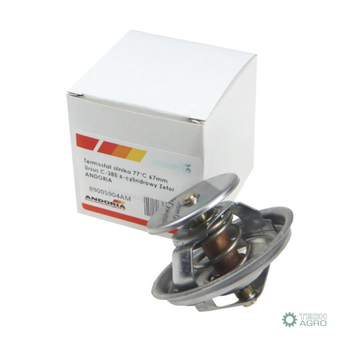 Termostat silnika 77C 67mm Ursus C-385 6-cylindrowy Zetor ANDORIA Termostat silnika 77C 67mm Ursus C-385 6-cylindrowy Zetor ANDORIA