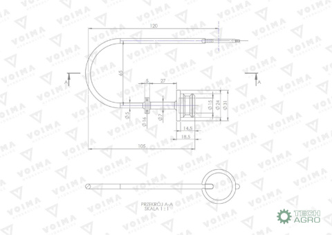 POKRYWA GN.EURO CZARNA VOIMA