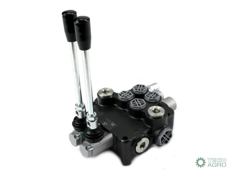 Rozdzielacz hydrauliczny 2-sekcyjny 80L VOIMA Rozdzielacz hydrauliczny 2-sekcyjny 80L VOIMA