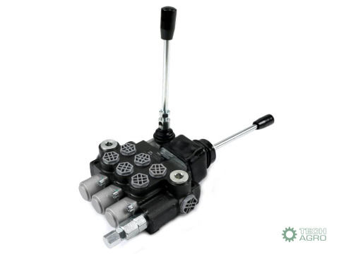 Rozdzielacz hydrauliczny 3-sekcyjny 40L (2 sekcje x 1 dźwignia + 1 sekcja x 1 dźwignia) VOIMA Rozdzielacz hydrauliczny 3-sekcyjny 40L (2 sekcje x 1 dźwignia + 1 sekcja x 1 dźwignia) VOIMA