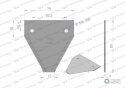 Nóż żniwny 80x76x2mm otwór 5.5 zastosowanie 417800220 1650333 Deutz-Fahr WARYŃSKI ( sprzedawane po 25 )