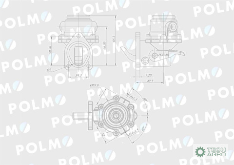 Pompa zasilająca 140100080709. 130100080733 POLMO Pompa zasilająca 140100080709. 130100080733 POLMO