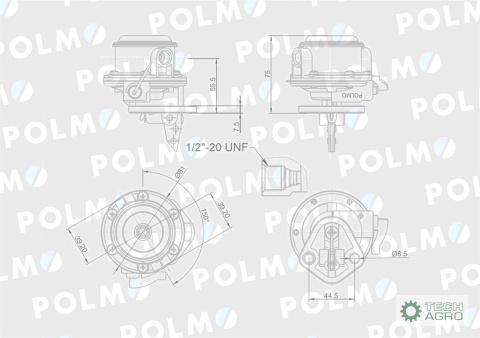 Pompa zasilająca 2641469 MF POLMO Pompa zasilająca 2641469 MF POLMO